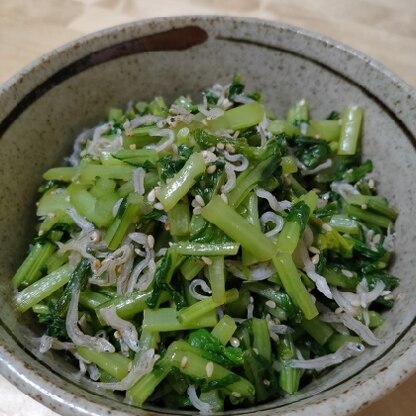 野菜が高いので安くて栄養が取れる大根葉いいですね!熱々のご飯にかけていただきます!